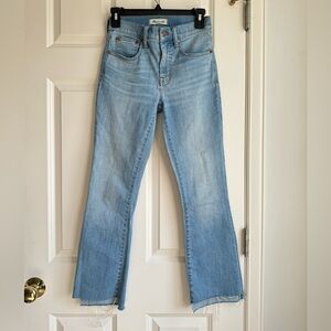 Madewell Cali Demi Boot Jeans Size 24